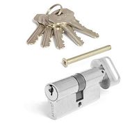 Цилиндровый механизм Apecs SC-60-C-NI (5 ключей) никель, 00002938 Цилиндровый механизм Apecs SC-60-C-NI (5 ключей) никель, 00002938