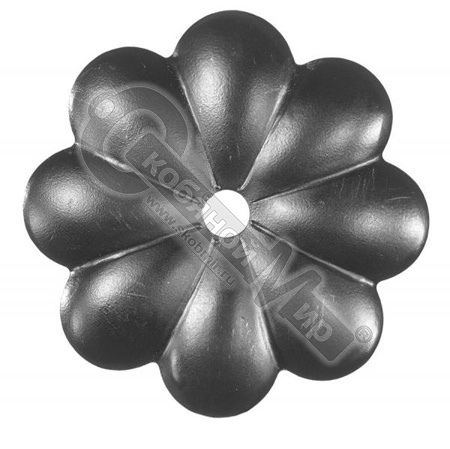 Цветок штампованный 90х10х1 мм 8408Т/14.005.07 Цветок штампованный 90х10х1 мм 8408Т/14.005.07