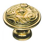 Ручка-кнопка BRASS классика, латунь глянцевая латунь, 012035L*** Ручка-кнопка BRASS классика, латунь глянцевая латунь, 012035L***
