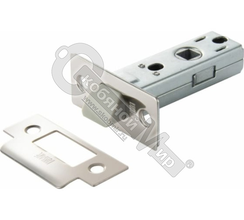 Защелка межкомнатная с пластиковым язычком  L6-45 PLAST CHROME,хром, BUSSARE