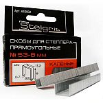 Скобы для мебельного степлера 8х1,2 мм тип 140, каленые, "Stelgrit" (1000 шт./уп.), 655007 Скобы для мебельного степлера 8х1,2 мм тип 140, каленые, "Stelgrit" (1000 шт./уп.), 655007