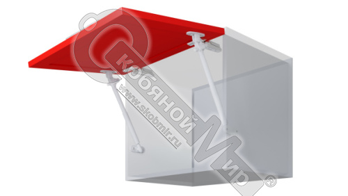 Кронштейн (лифт) газовый со встроенным амортизатором 50N, Boyard (под заказ)