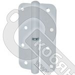 Петля накладная ПН1-110 правая, белый полимер, 543 Тип 2 /80/ фото 2 Петля накладная ПН1-110 правая, белый полимер, 543 Тип 2 /80/ фото 2