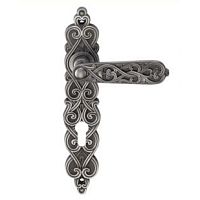 Ручка на дл.план. ,под ключ. цил. ARABESCO BL. SILVER (CL) черн. сереб. Ручка на дл.план. ,под ключ. цил. ARABESCO BL. SILVER (CL) черн. сереб.