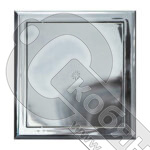 Люк ревизионный пластиковый 150х200 мм, хром, AD1520 фото 2 Люк ревизионный пластиковый 150х200 мм, хром, AD1520 фото 2