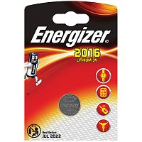 Батарейка Energizer Miniature Lithium CR2016 (1шт)/ 152324