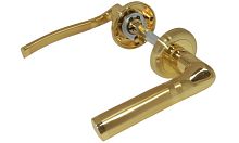 Ручка дверная PAL-04 SG/GP матовое золото "Генуя"*** Ручка дверная PAL-04 SG/GP матовое золото "Генуя"***