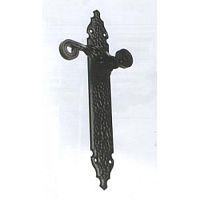 Ручка дверная черная поворотная 102Р-280х45*** Ручка дверная черная поворотная 102Р-280х45***