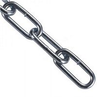 Цепь длиннозвенная DIN 763 3мм сварная, оцинкованная /50 м./60 м./100м/120м/ Цепь длиннозвенная DIN 763 3мм сварная, оцинкованная /50 м./60 м./100м/120м/
