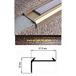 Порог АЛ-259-С 0,9м антик медь, Угол алюминевый с резиновой вставкой 37,5X23 Порог АЛ-259-С 0,9м антик медь, Угол алюминевый с резиновой вставкой 37,5X23