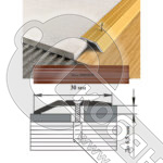 Порог АЛ-168-С 1,8м ВИШНЯ ,Кант, 32 мм фото 2 Порог АЛ-168-С 1,8м ВИШНЯ ,Кант, 32 мм фото 2