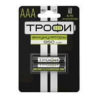 Батарейка аккумуляторная Трофи мизинчиковая HR03-2BL 950 mAh (1 шт.), C0032097 Батарейка аккумуляторная Трофи мизинчиковая HR03-2BL 950 mAh (1 шт.), C0032097
