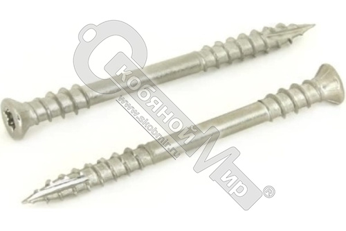 Саморез нержавеющий, потай 5х50 для террас А2 Torx25 INFIX /10/