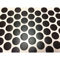 Заглушки самоклеющиеся пластик. 14 мм для евровинта, темный бетон (лист 50 шт.), KP.3801, KP.3265 Заглушки самоклеющиеся пластик. 14 мм для евровинта, темный бетон (лист 50 шт.), KP.3801, KP.3265