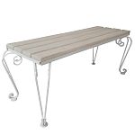 Лавка без спинки белый "клён"*** Лавка без спинки белый "клён"***