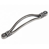 Ручка-скоба мебельная 96 мм чернёный старинный цинк Boyard, RS454BAZ.3/96*** Ручка-скоба мебельная 96 мм чернёный старинный цинк Boyard, RS454BAZ.3/96***