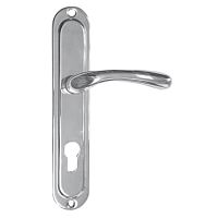 Дверная ручка на планке под цилиндр 217-72 CR хром Дверная ручка на планке под цилиндр 217-72 CR хром