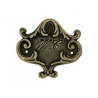 Декоративная табличка "WC" 8,5х8,5см,античная бронза AF 00393 STILARS Декоративная табличка "WC" 8,5х8,5см,античная бронза AF 00393 STILARS