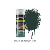 Эмаль-аэрозоль акриловая быстросохнущая, зеленый мох (0,52 л), "DETON Universal", RAL6005 Под заказ Эмаль-аэрозоль акриловая быстросохнущая, зеленый мох (0,52 л), "DETON Universal", RAL6005 Под заказ