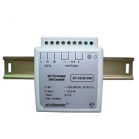 Источник питания АТ-12/30 DIN 12 V, 3,0А, крепление на DIN рейку Источник питания АТ-12/30 DIN 12 V, 3,0А, крепление на DIN рейку