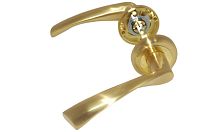 Ручка дверная PAL-01 SG/GP матовое золото "Мессина"*** Ручка дверная PAL-01 SG/GP матовое золото "Мессина"***