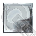 Люк ревизионный пластиковый 150х150 мм, хром, AD1515 фото 2 Люк ревизионный пластиковый 150х150 мм, хром, AD1515 фото 2