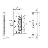 Замок врезной электромех. левый 214910654... S Замок врезной электромех. левый 214910654... S