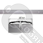 Порог АЛ-702-С . 0,9м ВЕРЕСК, Стык алюминевый широкий, 60 мм фото 3 Порог АЛ-702-С . 0,9м ВЕРЕСК, Стык алюминевый широкий, 60 мм фото 3