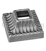 Основание балясины литое 50х50х17 мм SK72.50.17 Основание балясины литое 50х50х17 мм SK72.50.17