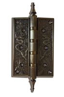 Петли ун.фигур.127х89 мм BRW01-АВ,антик брон.,(4ВВ),(Пара)из латуни Петли ун.фигур.127х89 мм BRW01-АВ,антик брон.,(4ВВ),(Пара)из латуни