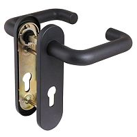 Ручка дверная DH-0433 NE (ЧЕРНАЯ) с пружиной для замка (FL-0432, 0433, 0434), НЕЙЛОН Ручка дверная DH-0433 NE (ЧЕРНАЯ) с пружиной для замка (FL-0432, 0433, 0434), НЕЙЛОН