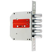 Замок врезной "BORDER" К 8-6 Л левый, хром, 72224 Замок врезной "BORDER" К 8-6 Л левый, хром, 72224