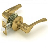 Ручка межкомн.Латунина 6973 SB/ PS мат.латунь Ручка межкомн.Латунина 6973 SB/ PS мат.латунь