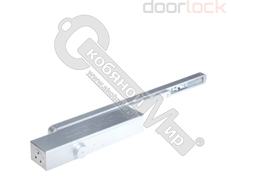 Доводчик DOORLOCK DL300S/N HO BC EN3-5(40-125 кг), скольз. тяг,тормоз октрыв.мороз до -35 серый75574