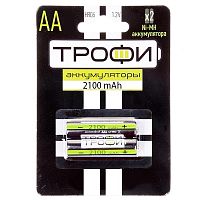 Батарейка аккумуляторная Трофи пальчиковая HR6-2BL 2500mAh (1 шт.), C0032101 Батарейка аккумуляторная Трофи пальчиковая HR6-2BL 2500mAh (1 шт.), C0032101