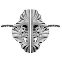 Ручка дверная накладка 285х155х2 мм пара 4447-48 Ручка дверная накладка 285х155х2 мм пара 4447-48