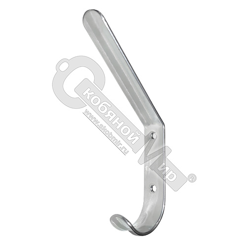 Крючок-вешалка двойной, хром (Домарт) Крючок-вешалка двойной, хром (Домарт)