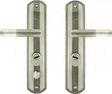 Ручка двер. на планке 200-68мм STD Правая мат.хром/черн. никель 16676 Ручка двер. на планке 200-68мм STD Правая мат.хром/черн. никель 16676