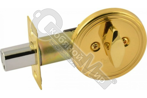 Замок врезной D5 (золото) (фикс.) 8957