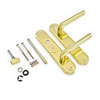 Комплект ручек на планке/Комплект накладок/РФ66-016Л/125.У4 золото 70147  Комплект ручек на планке/Комплект накладок/РФ66-016Л/125.У4 золото 70147