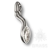 Ручка кнопка эсклюзивная коллекцияс кристаллами глянцевый хром, 115-Chrome Ручка кнопка эсклюзивная коллекцияс кристаллами глянцевый хром, 115-Chrome