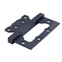 Петля алюминиевая без врезки на квадратной оси, цвет - черный,QUADRO-1 BL, Петля алюминиевая без врезки на квадратной оси, цвет - черный,QUADRO-1 BL,