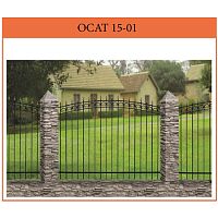 Секция забора ОСАТ 15-01; 15-00-03 (От 1 до 1,6 м) (цена за м2) Секция забора ОСАТ 15-01; 15-00-03 (От 1 до 1,6 м) (цена за м2)