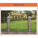 Секция забора ОСТ 15-01 (От 1,6 м до 1.8 м) (цена за м2) Секция забора ОСТ 15-01 (От 1,6 м до 1.8 м) (цена за м2)