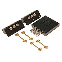 Замок накладной Цербер ЗНУ-М /черн/ Замок накладной Цербер ЗНУ-М /черн/