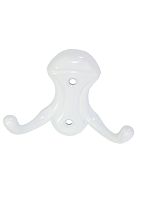 Крючок-вешалка 1 рожковый, белый*** Крючок-вешалка 1 рожковый, белый***