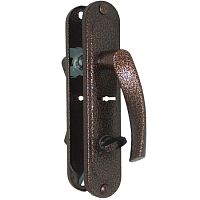 Ручка на планке РДП-2-023/В-42С-АМ-Л- антик медь,лев.с верт./15/