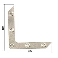 Уголок оконный 100-1, цинк /150/ Уголок оконный 100-1, цинк /150/
