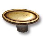 Ручка кнопка овальная BRASS, 1397.0040.001 Ручка кнопка овальная BRASS, 1397.0040.001
