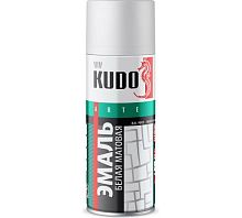 Эмаль-аэрозоль универсальная, белый матовый (0,52 л), KUDO, KU-1101 Эмаль-аэрозоль универсальная, белый матовый (0,52 л), KUDO, KU-1101